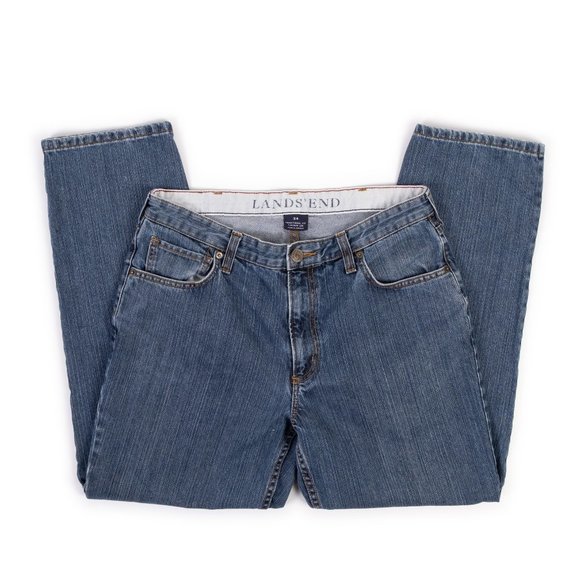 Lands' End Other - Lands' End Traditional Fit Tapered Leg jeans size 34